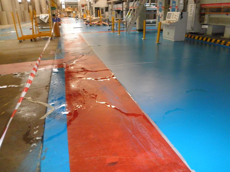 Amcor: blue process-area epoxy