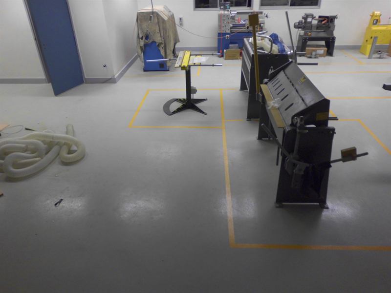 Finished workshop floor