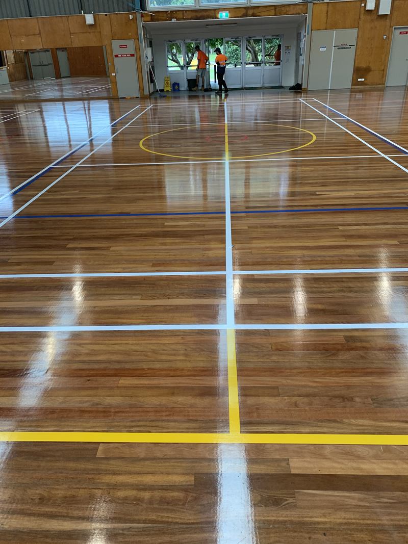 Timber hall multi-court